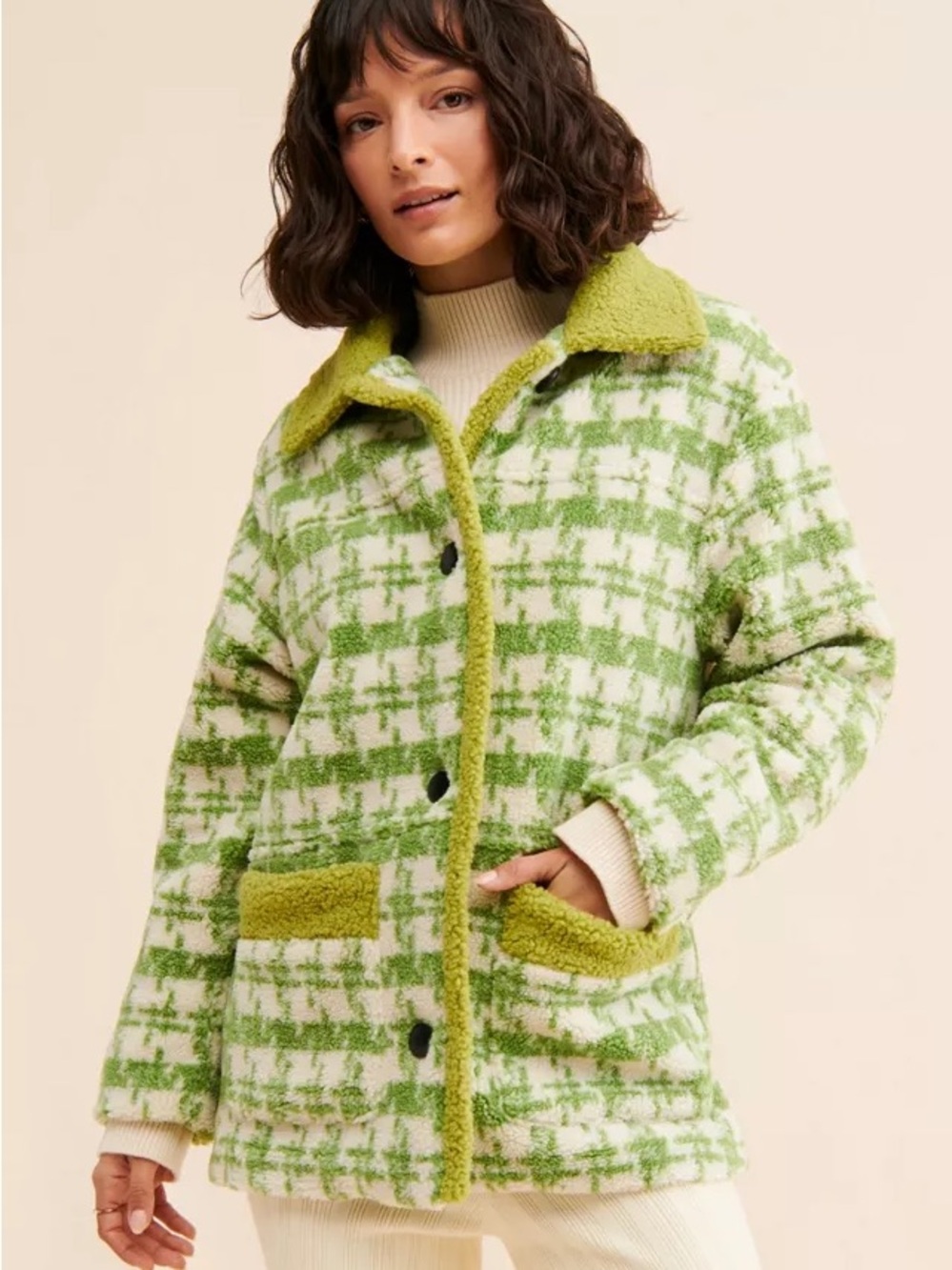 Lisa Says Gah Monique Sherpa Jacket